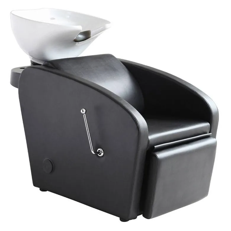Bac de lavage accoudoirs concaves avec repose jambes ajustable 53x65x74 cm