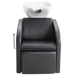 Bac de lavage accoudoirs concaves avec repose jambes ajustable 53x65x74 cm