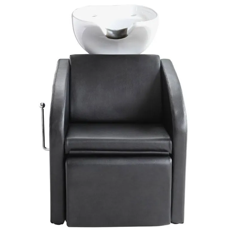 Bac de lavage accoudoirs concaves avec repose jambes ajustable 53x65x74 cm