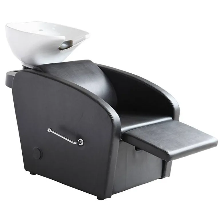 Bac de lavage accoudoirs concaves avec repose jambes ajustable 53x65x74 cm