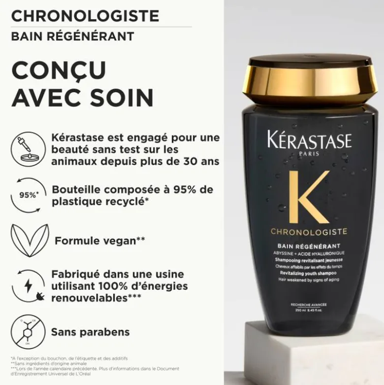 Bain Régénérant Chronologiste - Hydratation, Force, Brillance / 250ml