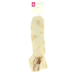 Bandeau beige imprimé doré