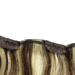 Bandeau extensions à clip naturelles 41000 Châtain mèches platines