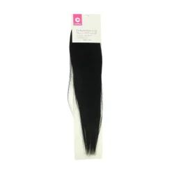 Bandeau extensions naturelles à clips Noir
