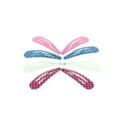 Barrette clic clac assorti x8
