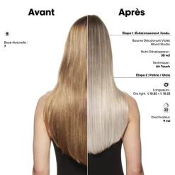 Baume décolorant violet 8 tons Blond Studio / 500g