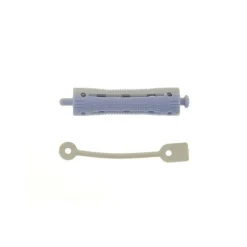 Bigoudis permanente courts 70x13mm x12 Gris & Bleu