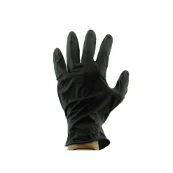 Boite de 100 gants en Nitrile AQL 1.5 Noir - Taille L