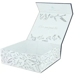Boîte cadeau Bleu & Argent