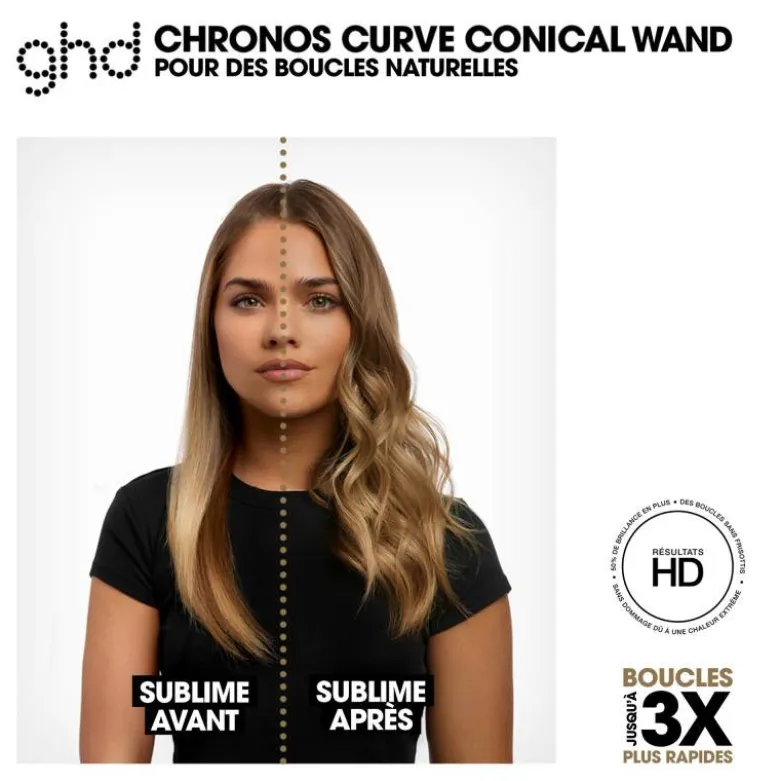 Boucleur ghd chronos curve Conical Wand