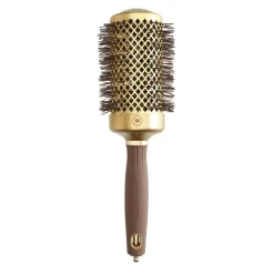 Brosse brushing ronde Expert Blowout Shine Wavy Bristles Gold&Brown 55mm