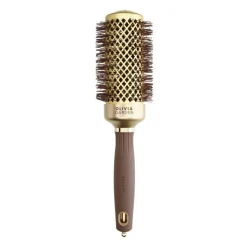 Brosse brushing ronde Expert Blowout Shine Wavy Bristles Gold&Brown 45mm