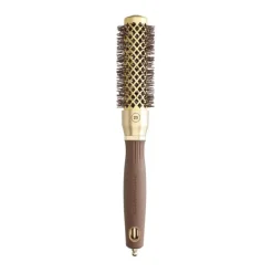 Brosse brushing ronde Expert Blowout Shine Wavy Bristles Gold&Brown 25mm
