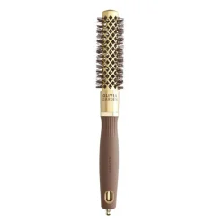 Brosse brushing ronde Expert Blowout Shine Wavy Bristles Gold&Brown 20mm