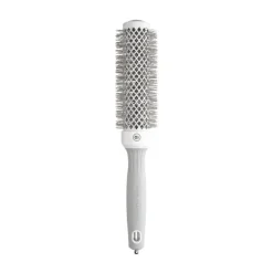 Brosse brushing ronde Expert Blowout Speed Wavy Bristles White&Grey 35mm