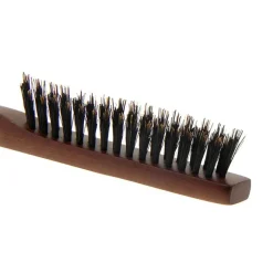 Brosse à crêper en bois - 3 rangées