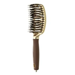 Brosse démêlante Expert Care Flex Boar&Nylon Bristles Gold&Brown