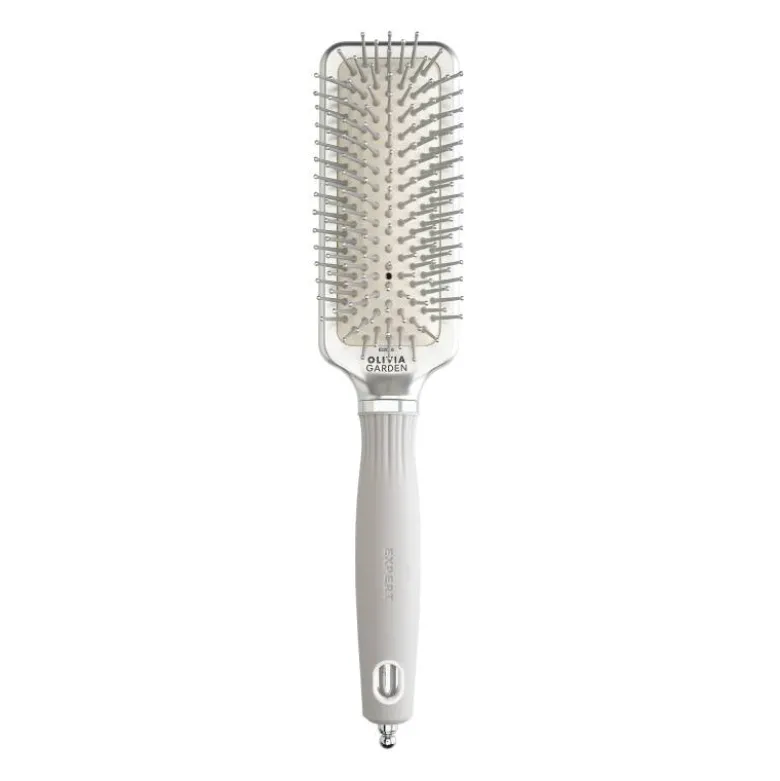 Brosse démêlante Expert Care Rectangular Nylon Bristles Silver S