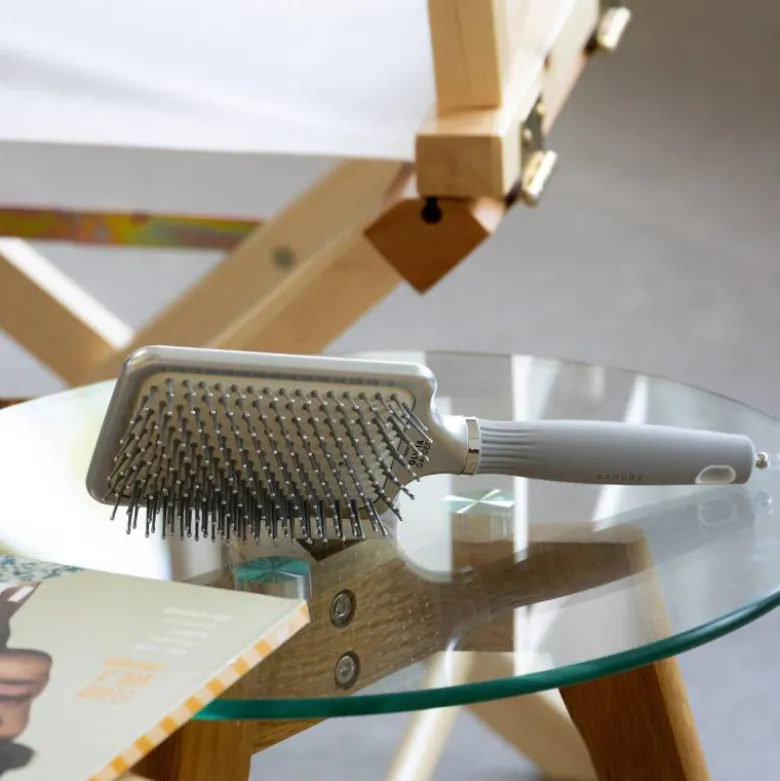 Brosse démêlante Expert Care Rectangular Nylon Bristles Silver L