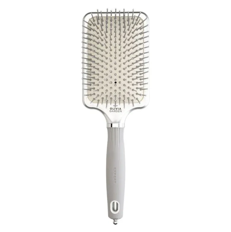 Brosse démêlante Expert Care Rectangular Nylon Bristles Silver L