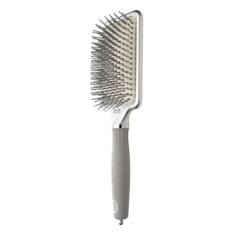 Brosse démêlante Expert Care Rectangular Nylon Bristles Silver L