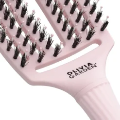 Brosse démêlante FingerBrush Rose pastel taille M