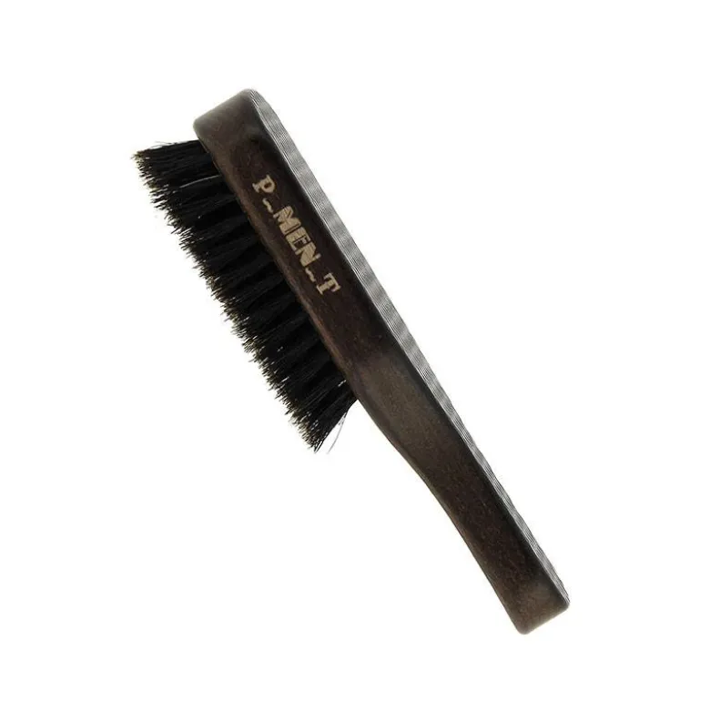 Brosse large en bois d'hêtre et poils de sanglier 8 rangs