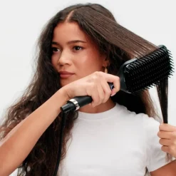 Brosse lissante chauffante ghd Glide+ Max – lissage rapide, ultra-lisse