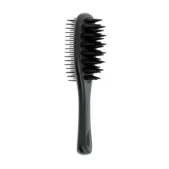 Brosse massante 2-en-1 Noire