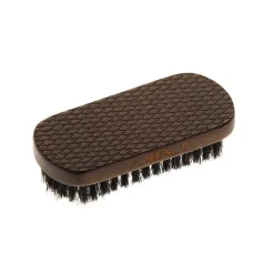 Brosse épouse-barbe large en bois de hêtre et poils de sanglier