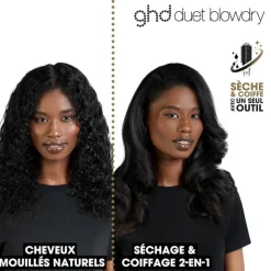 Brosse Soufflante 2-en-1 ghd Duet Blowdry - édition limitée violet galactique
