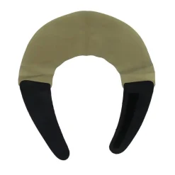 Cape de coupe en latex Noir