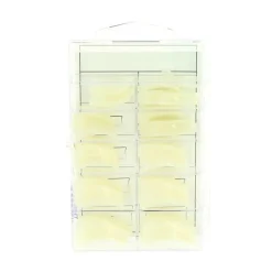 100 capsules professionnelles bombees - naturel