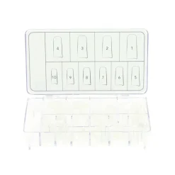 250 capsules professionnelles transparentes