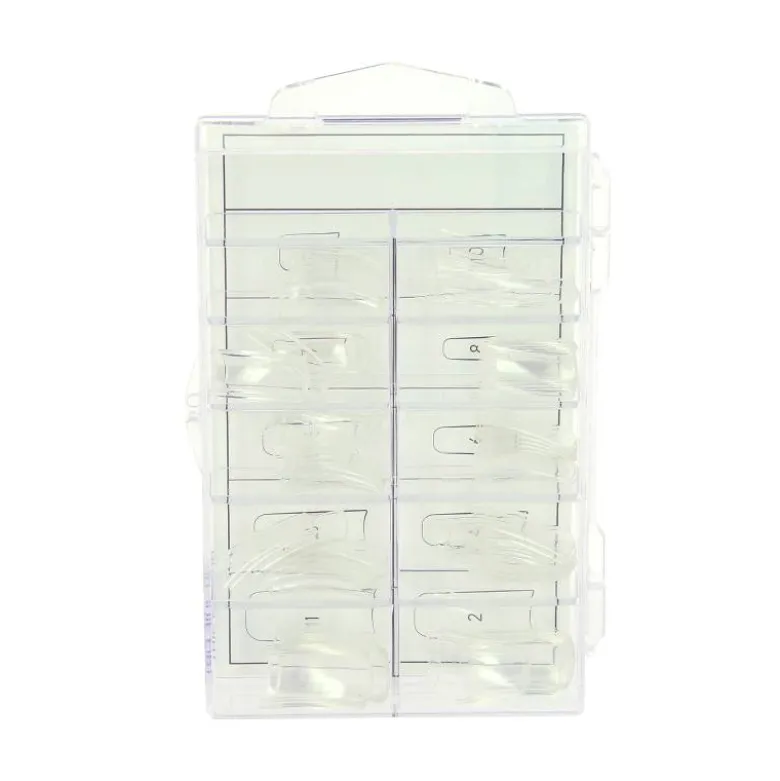 100 capsules professionnelles transparentes