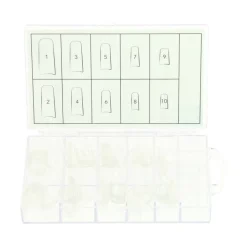 100 capsules professionnelles transparentes