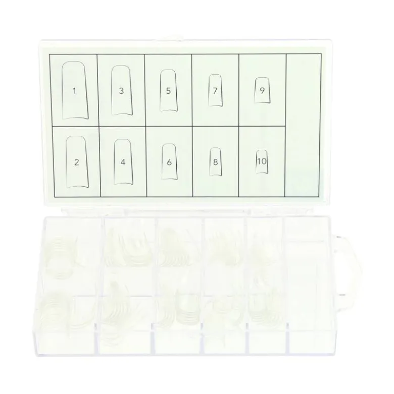 100 capsules professionnelles transparentes
