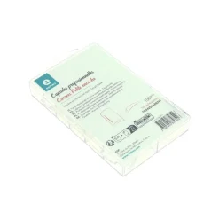 100 capsules professionnelles transparentes