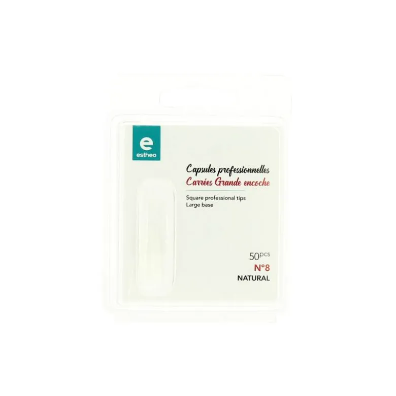 50 capsules prof. universelles carrees n°8 grande encoche naturel