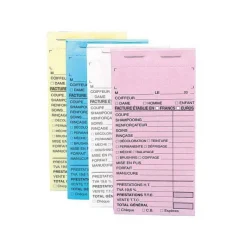 Carnet de caisse sans numéro x10 Blanc