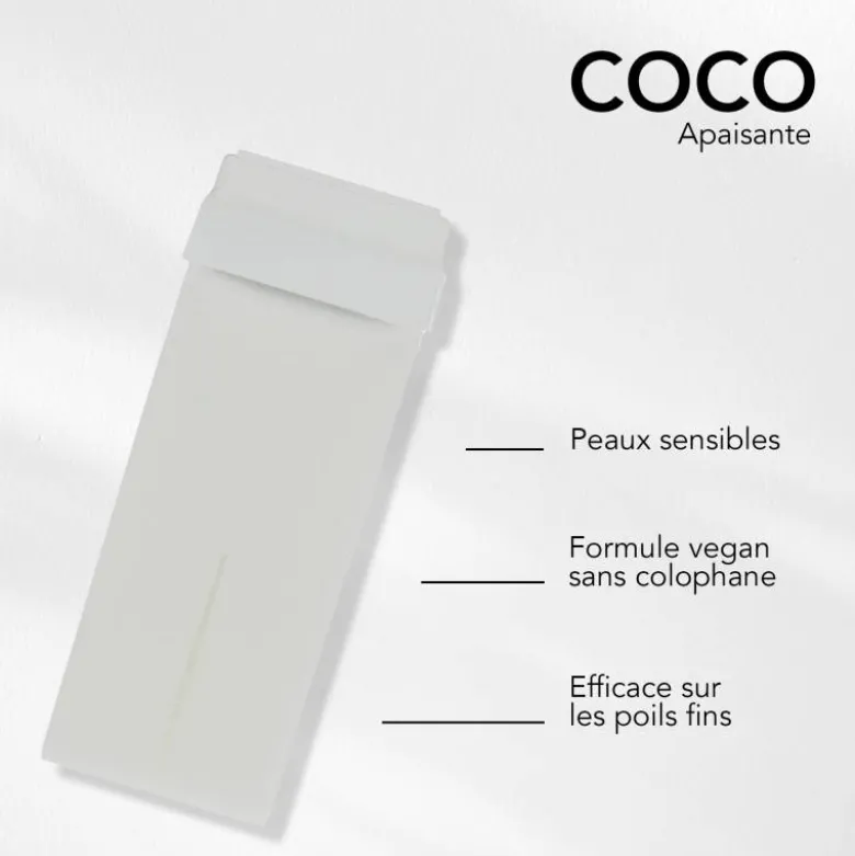 Cartouche de cire Coco sans colophane / 100g