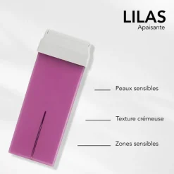 Cartouche de cire roll-on Lilas / 100ml