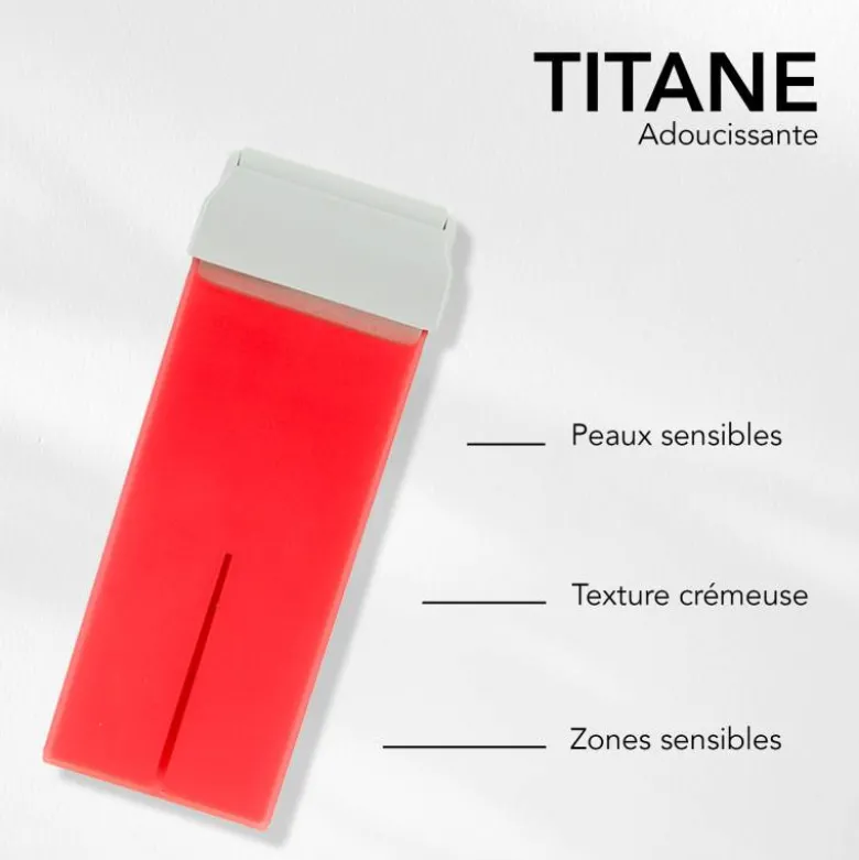 Cartouche de cire roll on Titane / 100ml