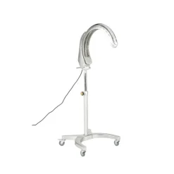 Casque sèche-cheveux Climafly infraquartz avec pied Argent brillant