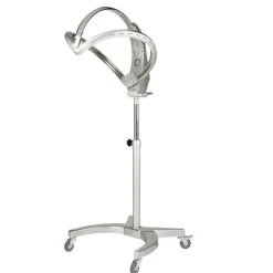 Casque sèche-cheveux Climafly infraquartz avec pied Argent brillant