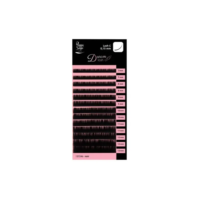 Cils volume russe Dreamlash C 0.15mm Noir - 7mm à 13mm