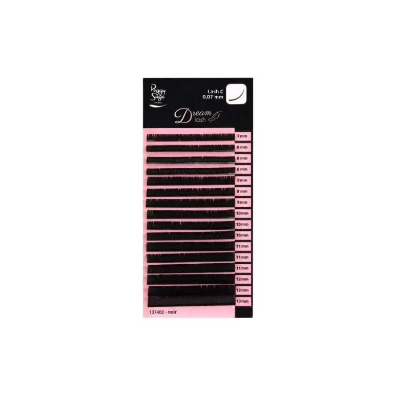 Cils volume russe Dreamlash C 0.07mm Noir - 7mm à 13mm