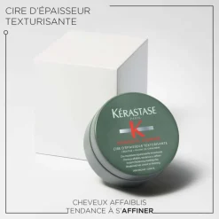 Cire coiffante Genesis Homme – épaississante, texturisante, tenue souple / 75ml