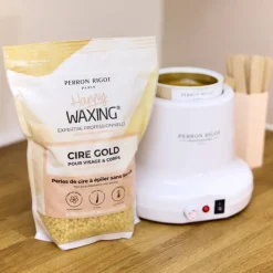 Cire sans bande gold – épilation précise, douceur, parfum monoï / 800g