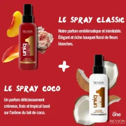 Coffret duo Masque Spray 10-en-1 UniqOne™ – soin classique & exotique / 300ml